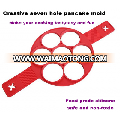 Non-stick cookware silicone pancake molds pancake maker egg poacher As Seen on TV